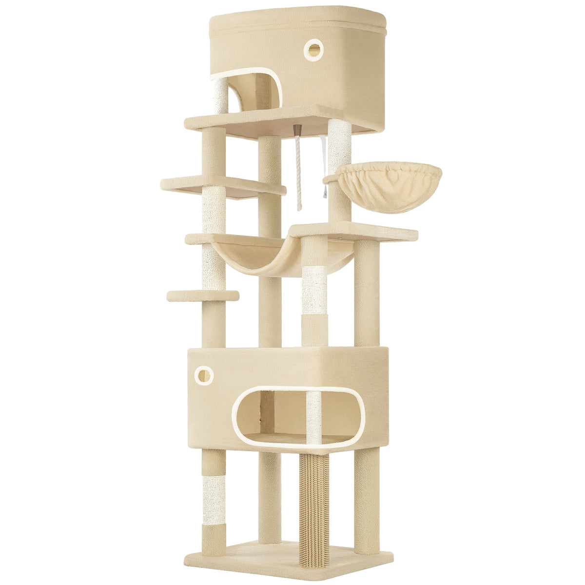 Arbre à Chat 203 cm avec Grande Plateforme - Hugo