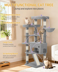 Arbre à Chat 153 cm avec Rampe – vue 3
