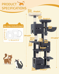 Arbre à Chat 193 cm – vue 6