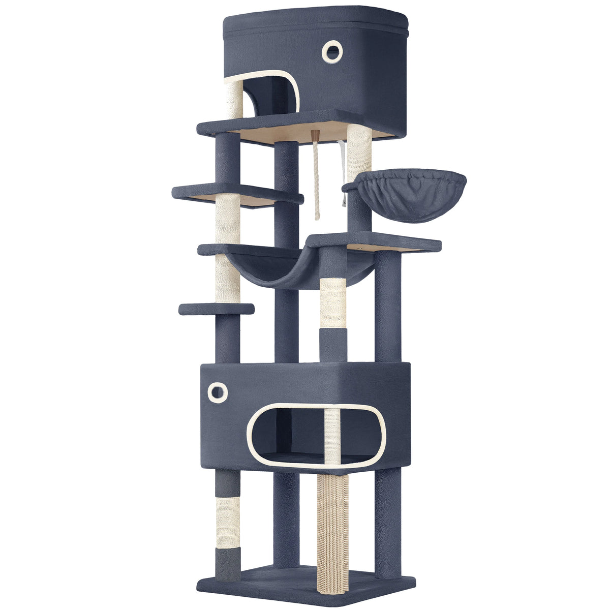 Arbre à Chat 203 cm avec Grande Plateforme - Hugo