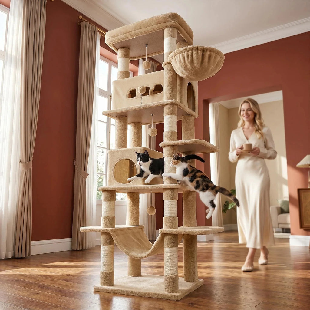 Arbre à Chat 210 cm avec Hamac