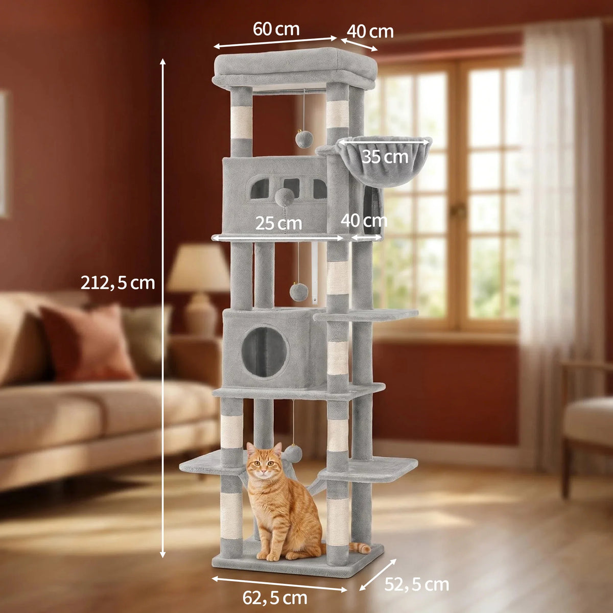 Arbre à Chat 210 cm XXL – vue 5