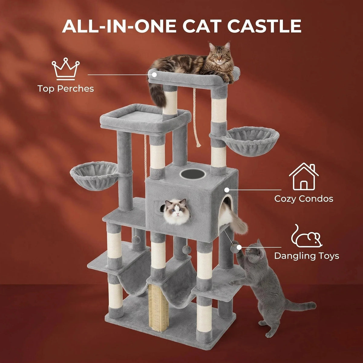 Arbre à Chat 170 cm – vue 6