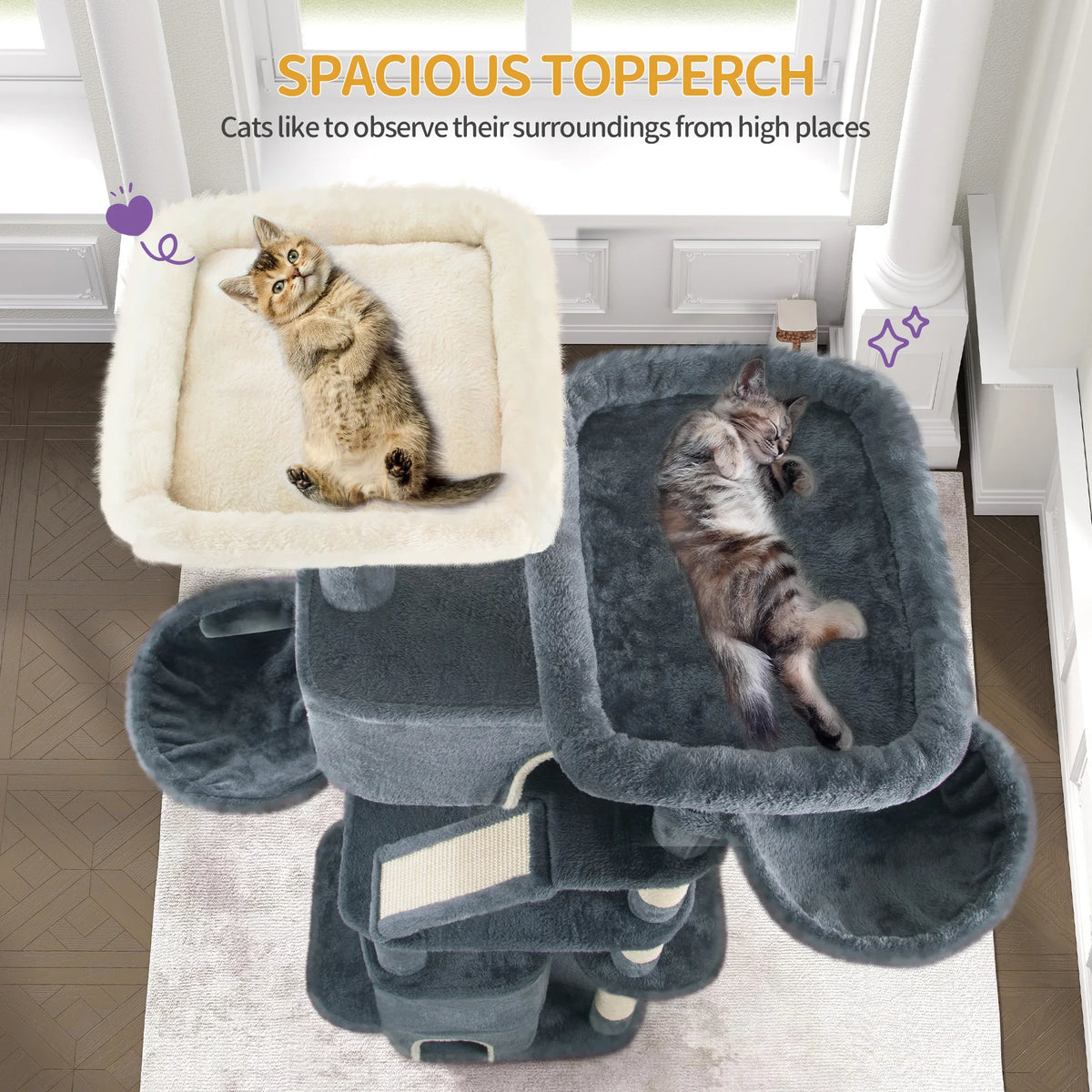 Arbre à Chat 185 cm – vue 5