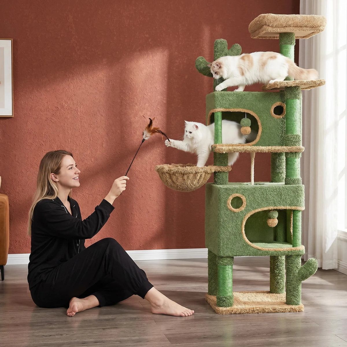 Arbre à Chat Cactus 165 cm – vue 4