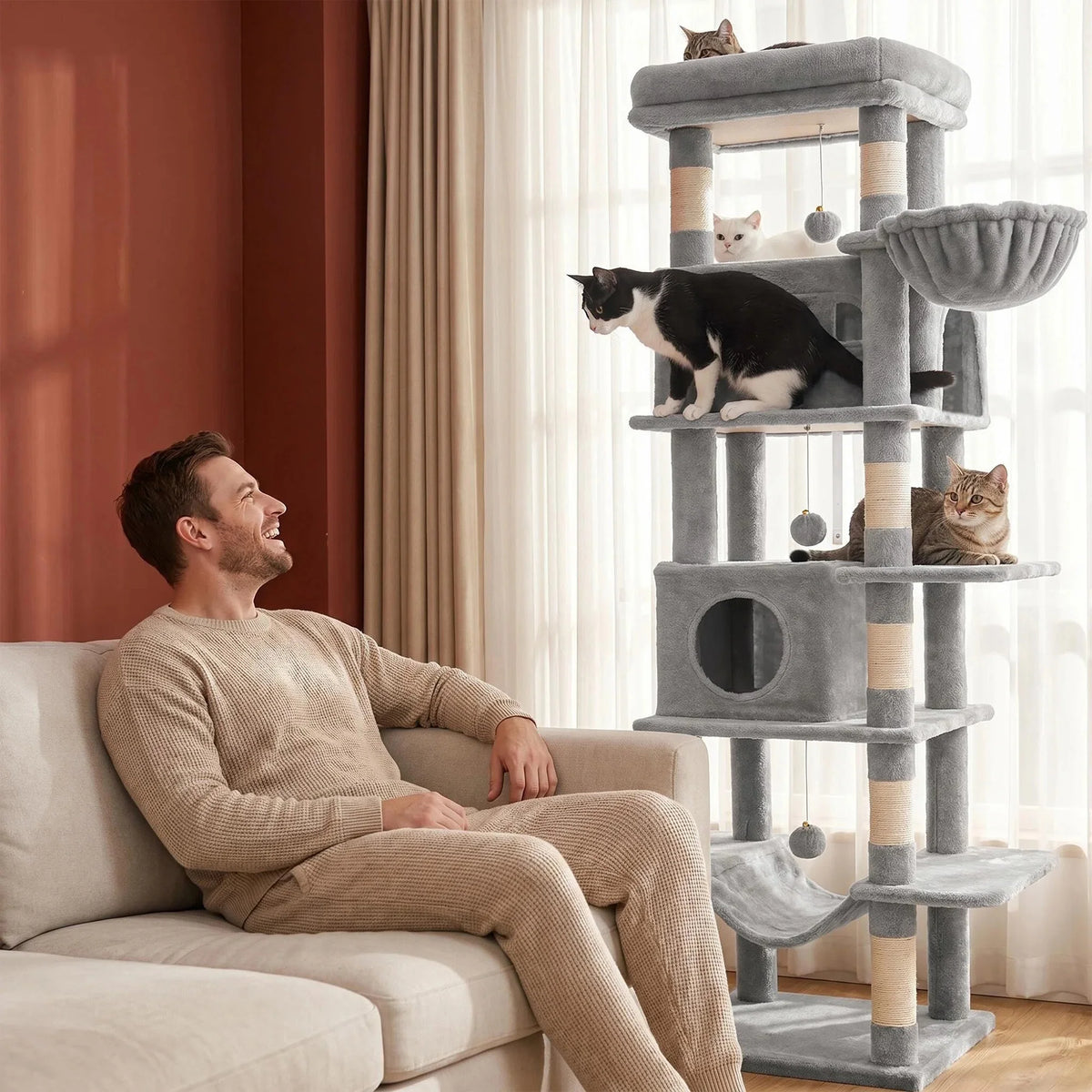Arbre à Chat 210 cm XXL – vue 2