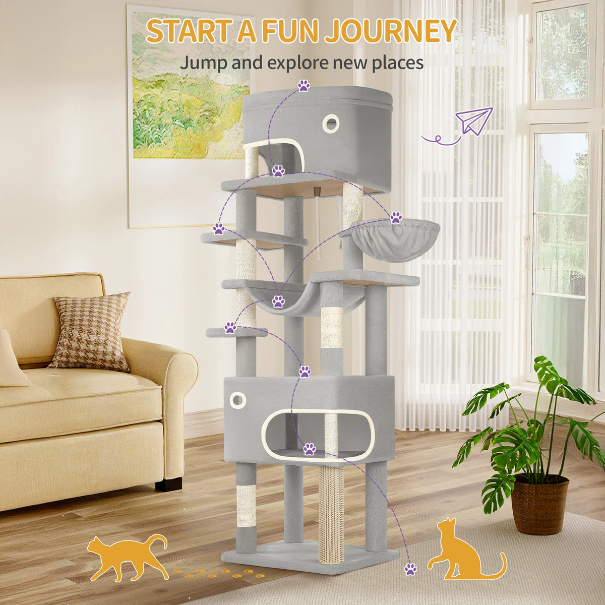 Arbre à Chat 203 cm