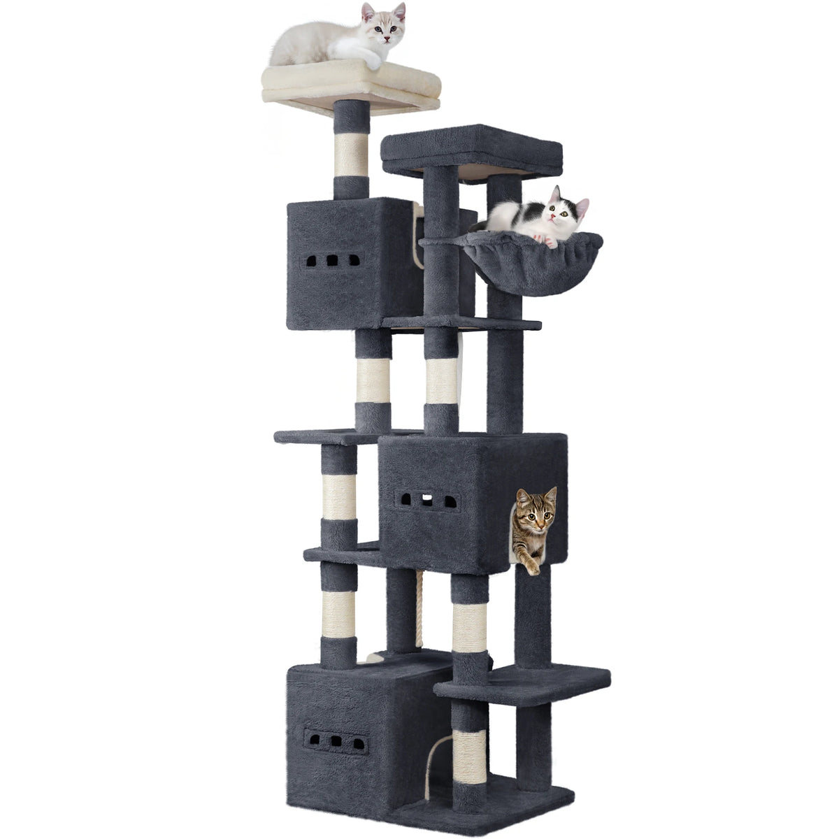 Arbre à Chat 193 cm avec 3 Niches - Nala