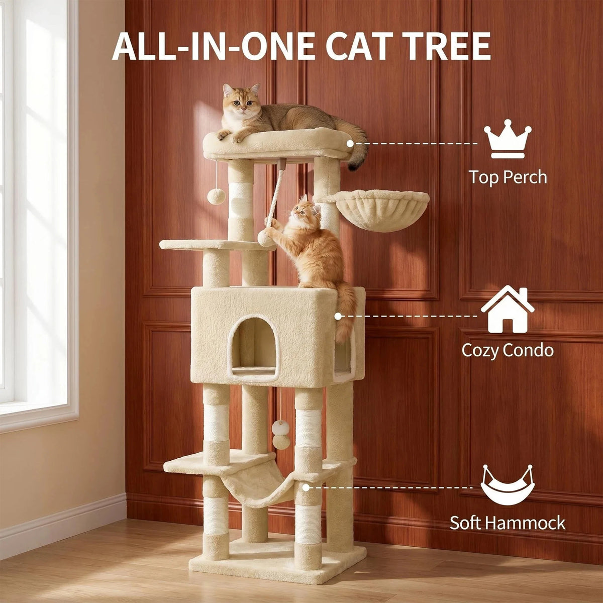 Arbre à Chat 162 cm – vue 4
