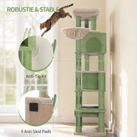 Arbre à Chat 170 cm Vert – vue 3