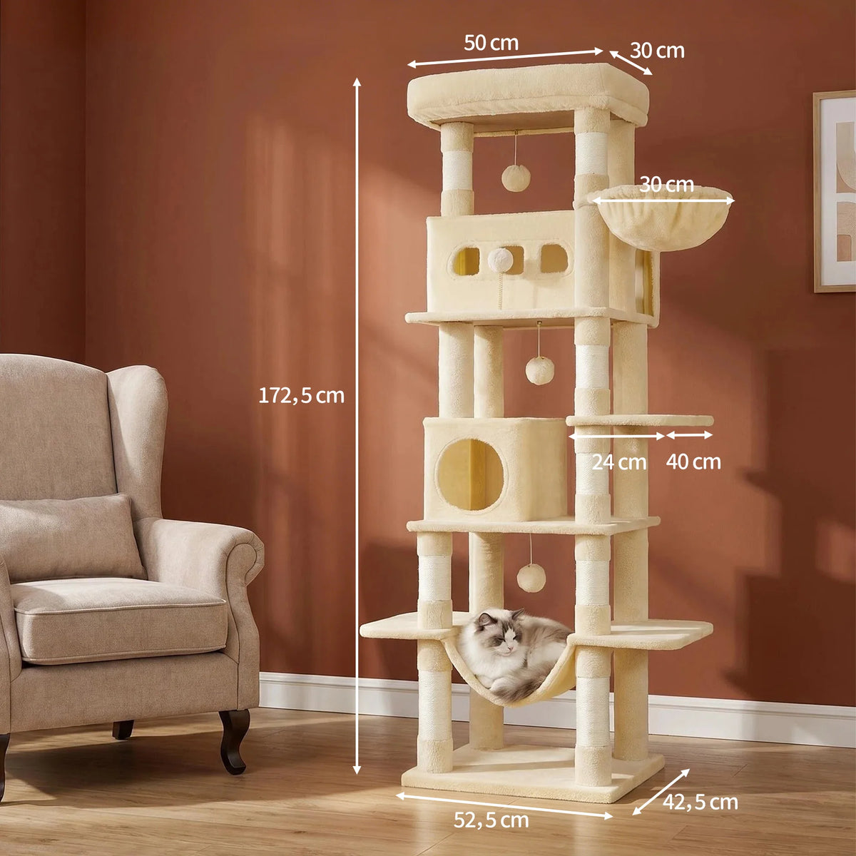 Arbre à Chat 170 cm – vue 5