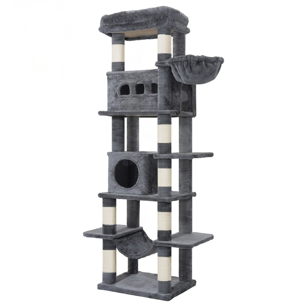 Arbre à Chat 170 cm avec Hamac et Grotte - Milo