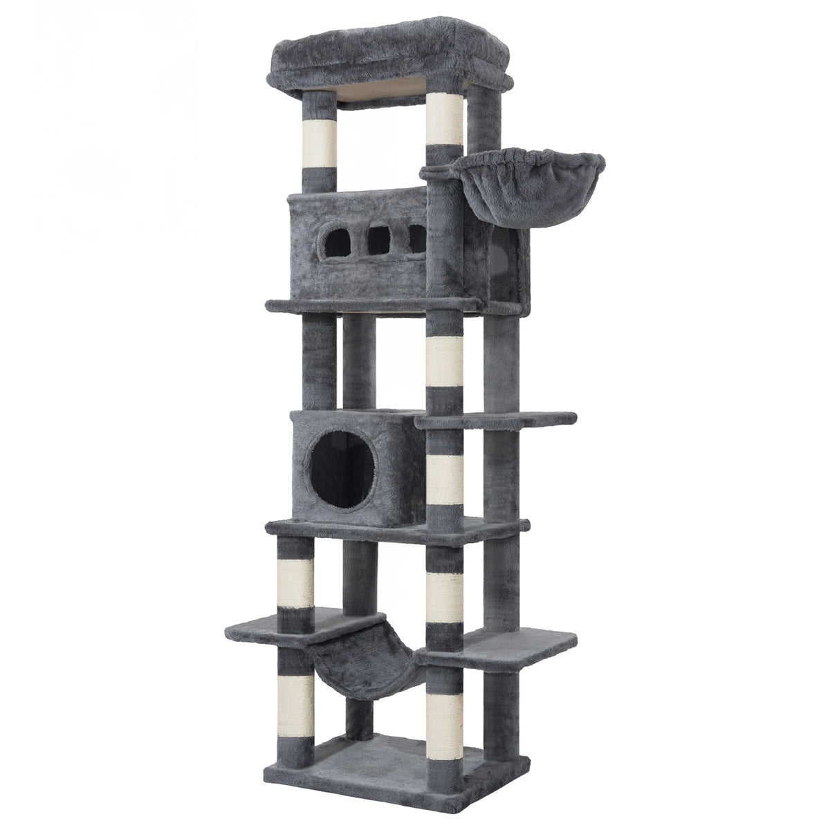 Arbre à Chat 170 cm avec Hamac et Grotte - Milo