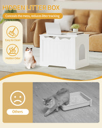 Meuble Litière Chat Ouverture par le Haut – vue 3