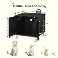 Meuble Litière Chat 50x60x61 cm – vue 6