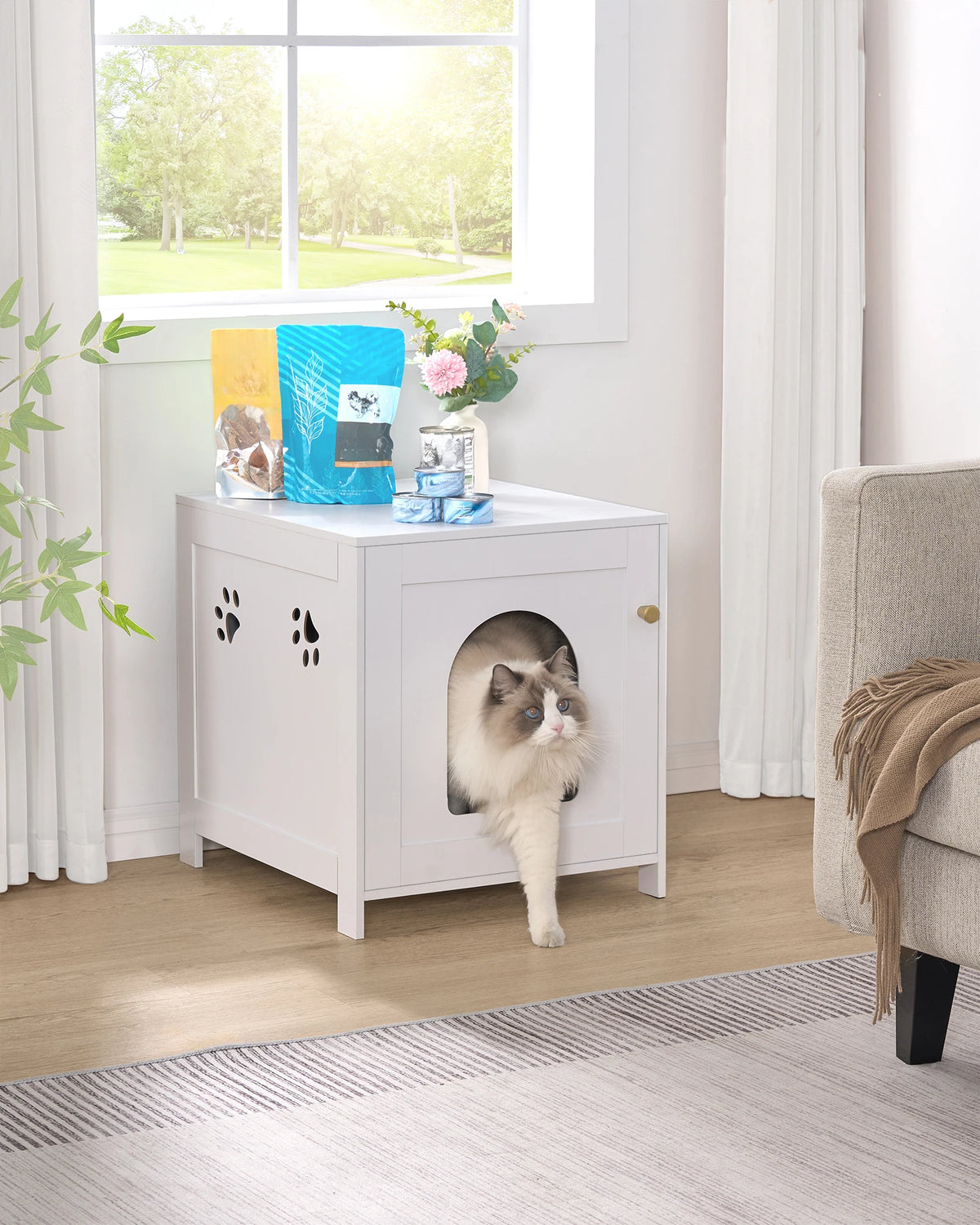 Meuble Litière Chat 52 cm – vue 5